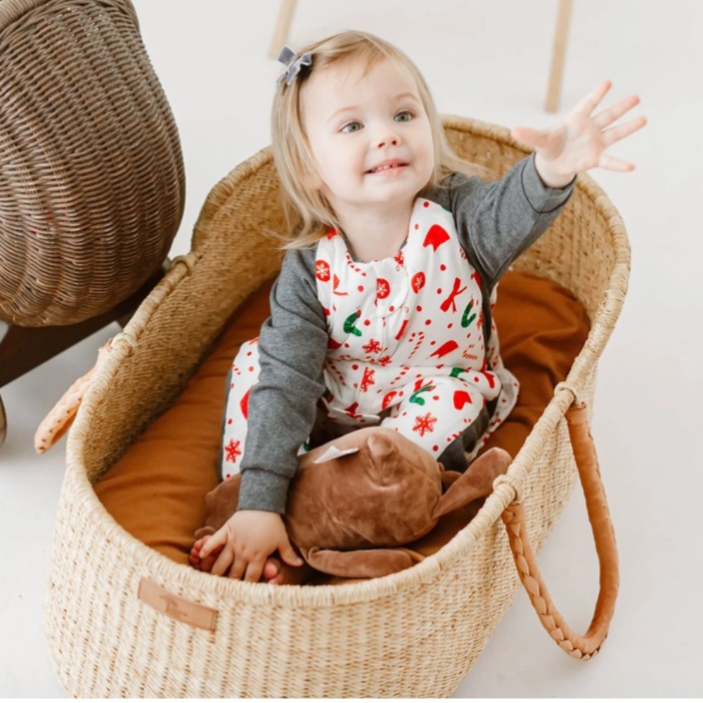 EUC Bamboo Jersey Footed Sleep Bag 2.5 TOG - Eric Carle Candy Cane Lane